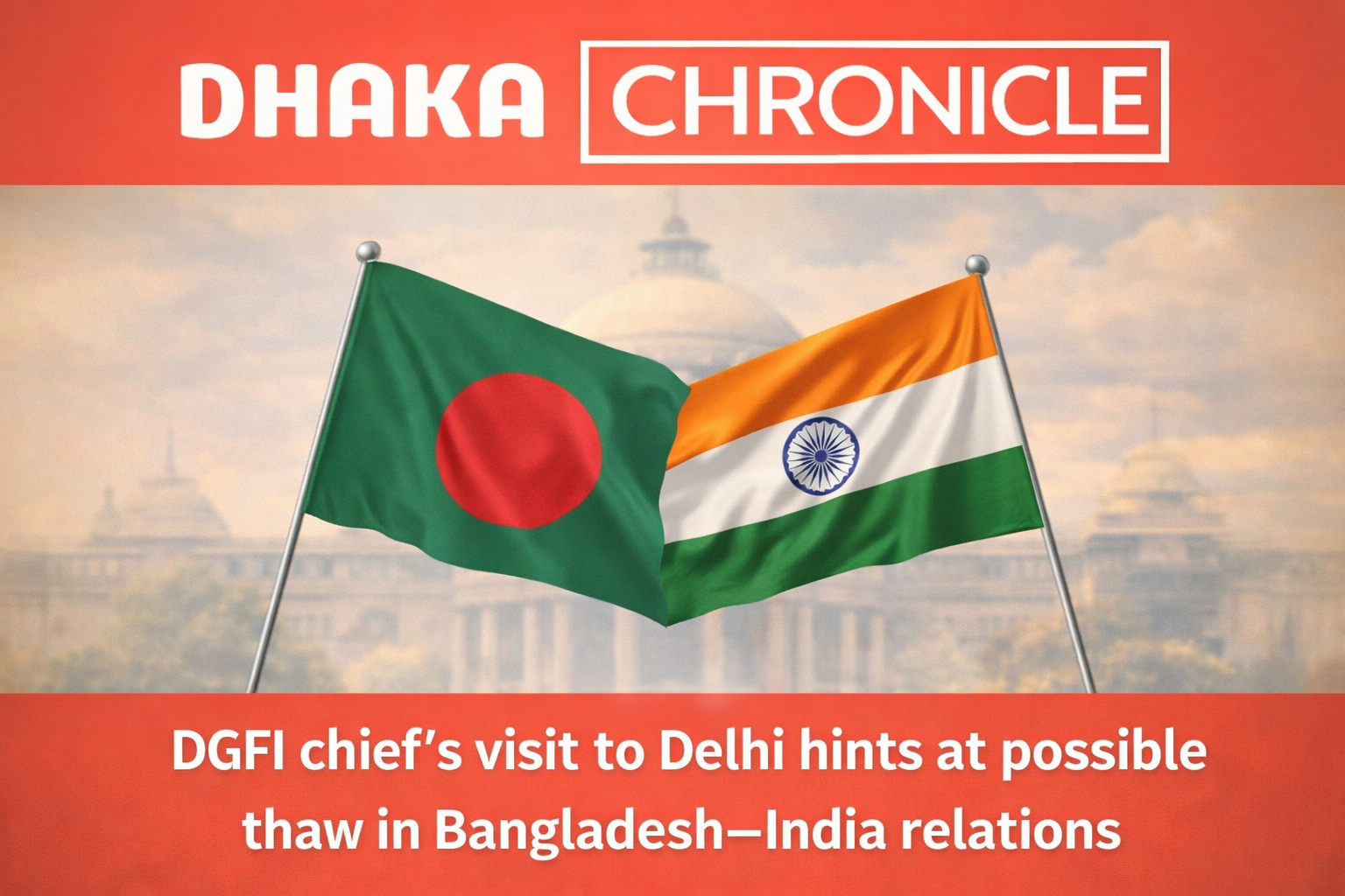 DGFI chief’s visit to Delhi hints at possible thaw in Bangladesh–India relations
